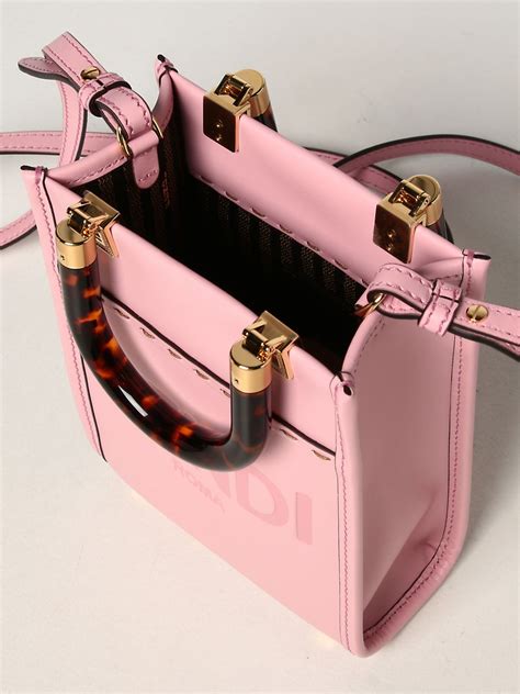 little fendi bag cylinder|Fendi miniature leather bag.